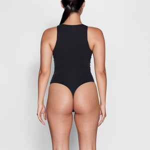 FITS EVERYBODY HIGH NECK BODYSUIT | ONYX