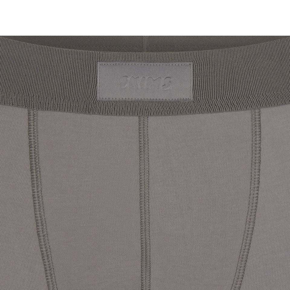 SKIMS COTTON MENS 5" BOXER BRIEF | WASHED GUNMETAL
