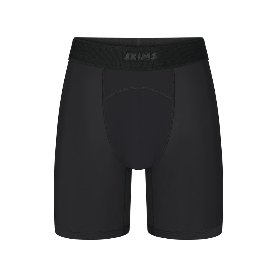 SKIMS SPORT MENS 7" BOXER BRIEF | OBSIDIAN