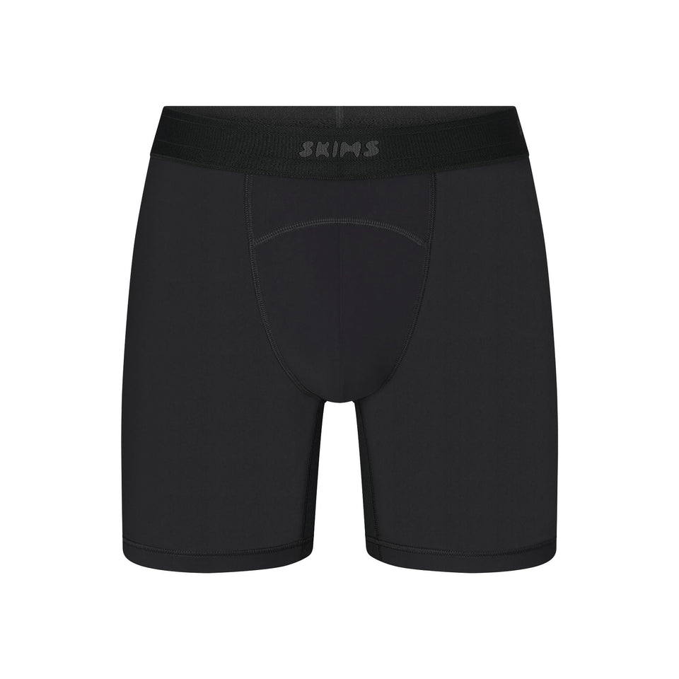 SKIMS SPORT MENS 5" BOXER BRIEF | OBSIDIAN