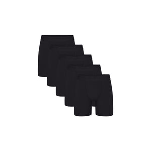 SKIMS STRETCH MENS 5" BOXER BRIEF 5-PACK | OBSIDIAN