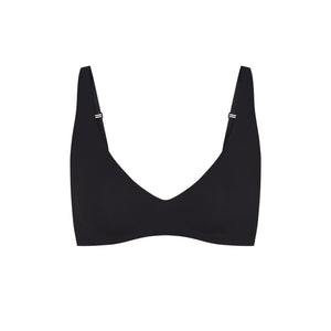 NAKED PLUNGE BRALETTE | ONYX