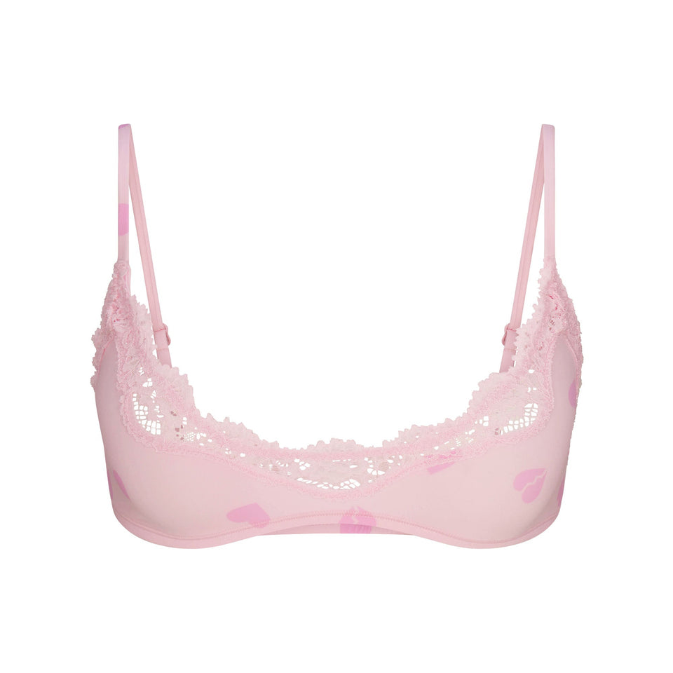 FITS EVERYBODY LACE SCOOP BRALETTE 2-PACK | FLAMINGO AND HEART BREAKER