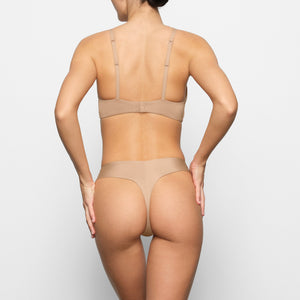 WIRELESS FORM T-SHIRT DEMI BRA | CLAY