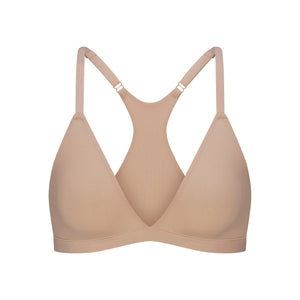 FITS EVERYBODY RACERBACK TRIANGLE BRALETTE | CLAY