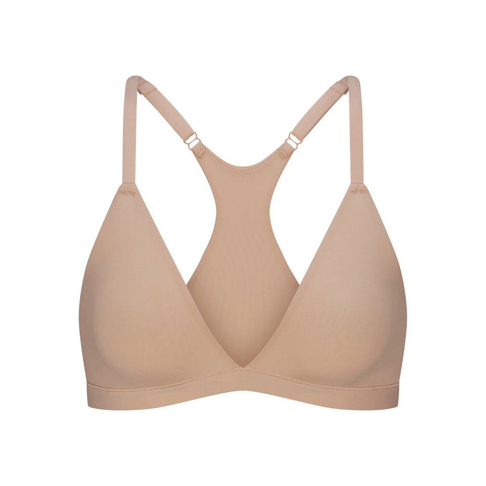 FITS EVERYBODY RACERBACK TRIANGLE BRALETTE | CLAY