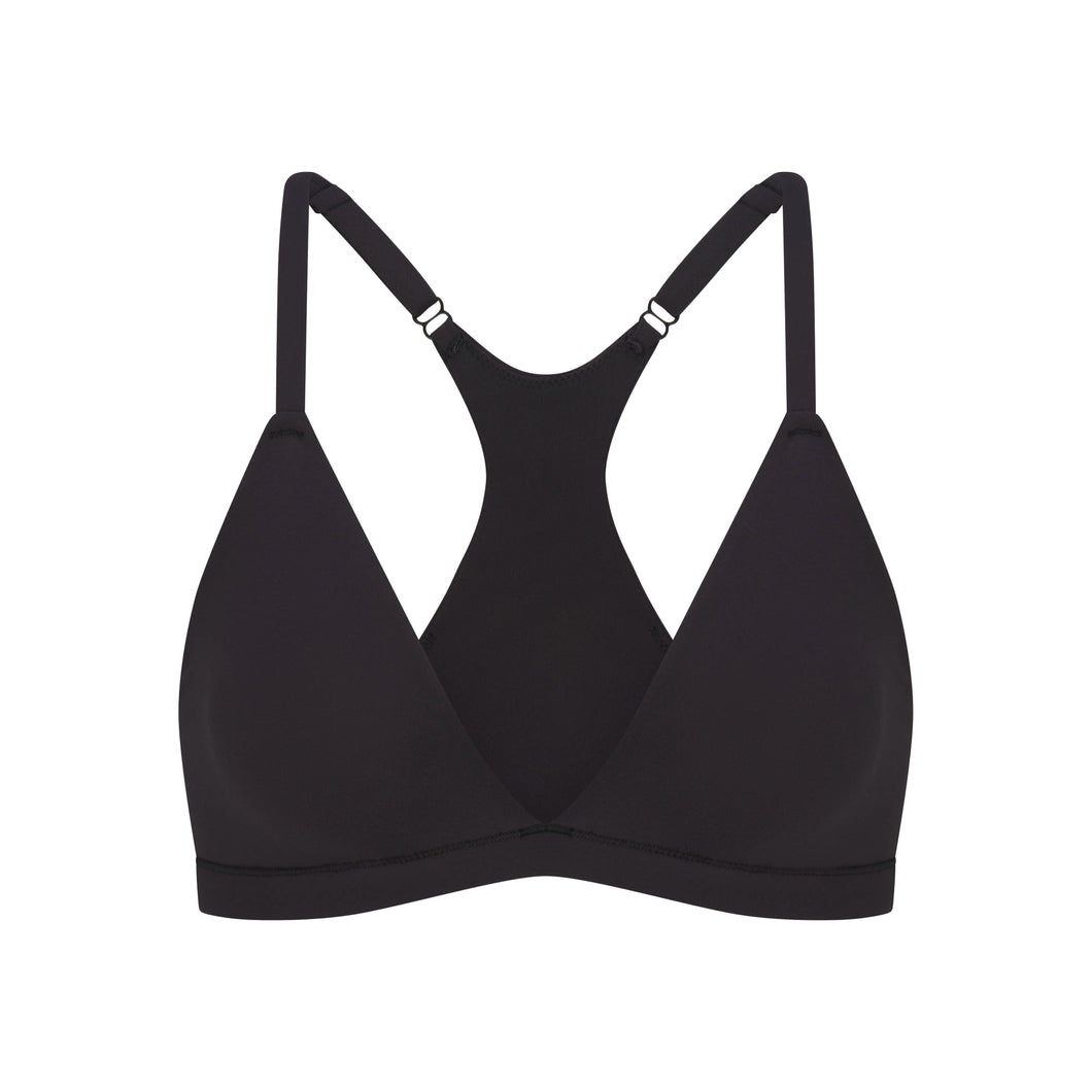 FITS EVERYBODY RACERBACK TRIANGLE BRALETTE | ONYX