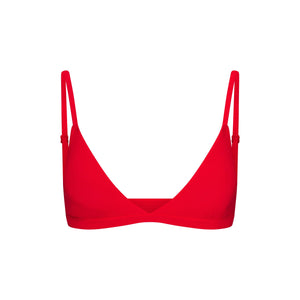 SKIMS SLEEP TRIANGLE BRALETTE | RUBY