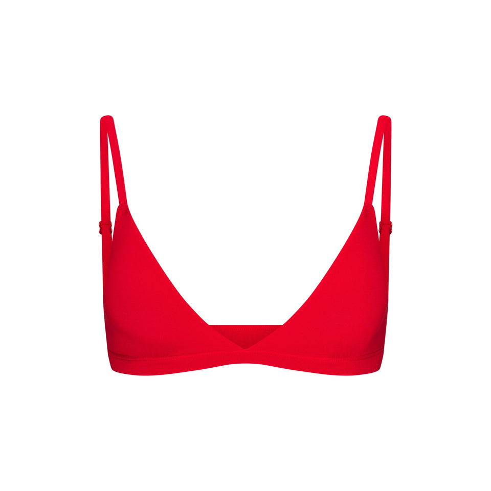 SKIMS SLEEP TRIANGLE BRALETTE | RUBY