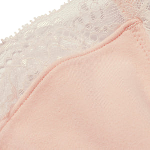 COTTON JERSEY LACE TRIANGLE BRALETTE | PRIMROSE