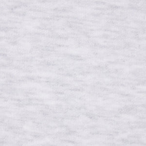 COTTON FLEECE CROPPED HALF ZIP PULLOVER | LIGHT HEATHER GREY