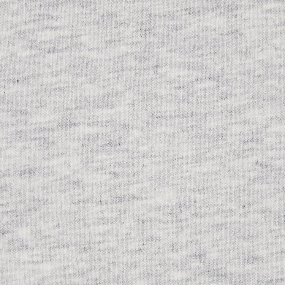 COTTON JERSEY SCOOP NECK LONG SLEEVE TOP | LIGHT HEATHER GREY