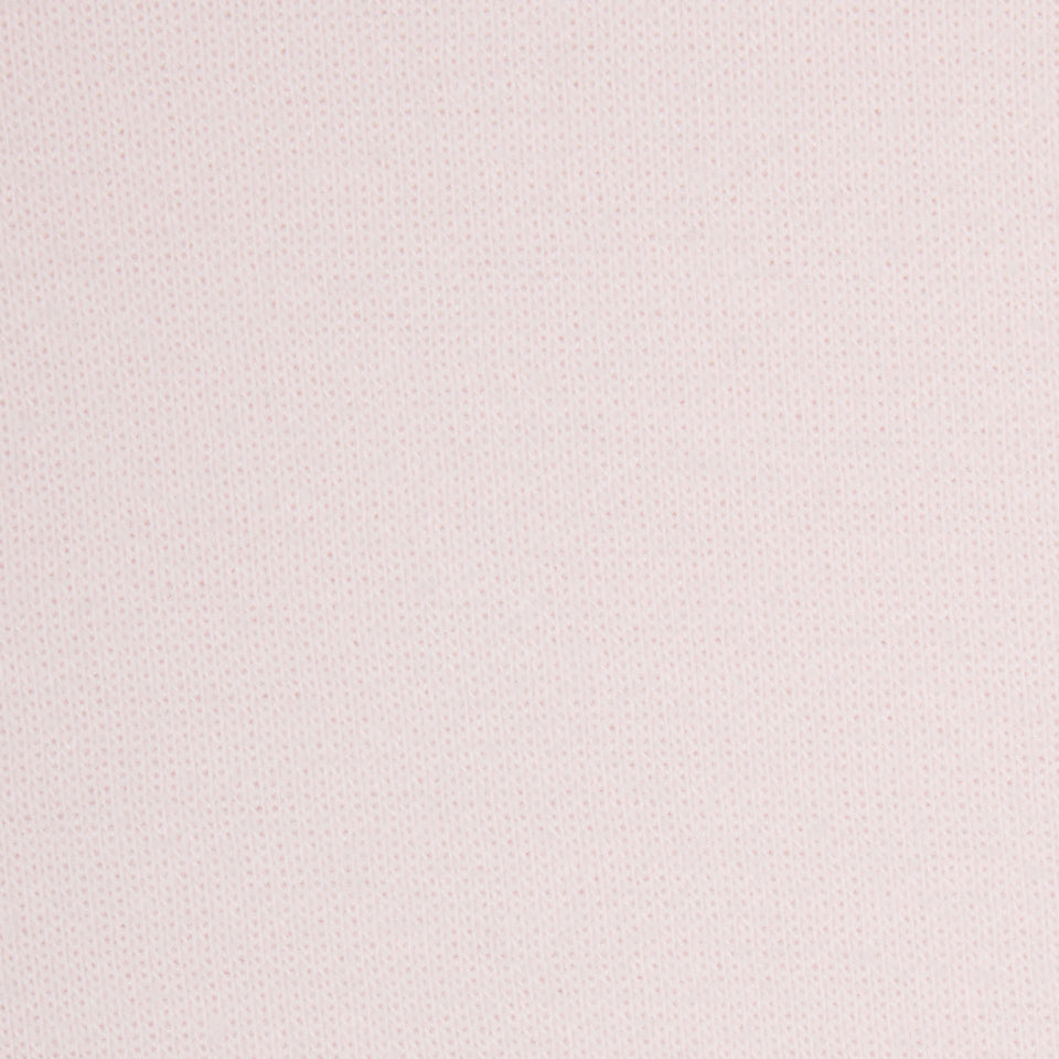COTTON FLEECE SHRUNKEN HOODIE | BARELY PINK
