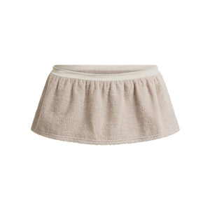 TERRY COVER-UPS MICRO SKIRT | STONE