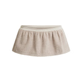 TERRY COVER-UPS MICRO SKIRT | STONE