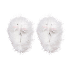 PLUSH BUNNY SLIPPER | MARBLE