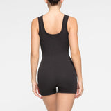 COTTON RIB ONESIE | SOOT