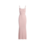 SOFT LOUNGE LONG SLIP DRESS | MORGANITE