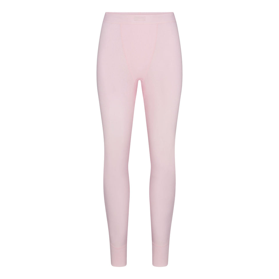 COTTON RIB LEGGING | CHERRY BLOSSOM