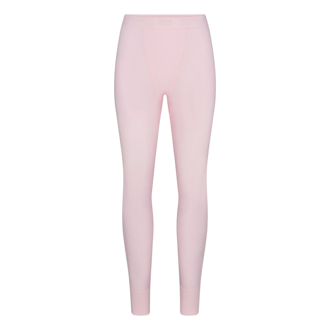 COTTON RIB LEGGING | CHERRY BLOSSOM
