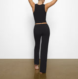 COTTON JERSEY STRAIGHT LEG PANT | SOOT
