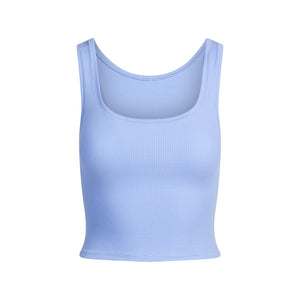 COTTON RIB TANK | BLUE VIOLET