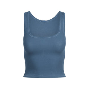 COTTON RIB TANK | HARBOR