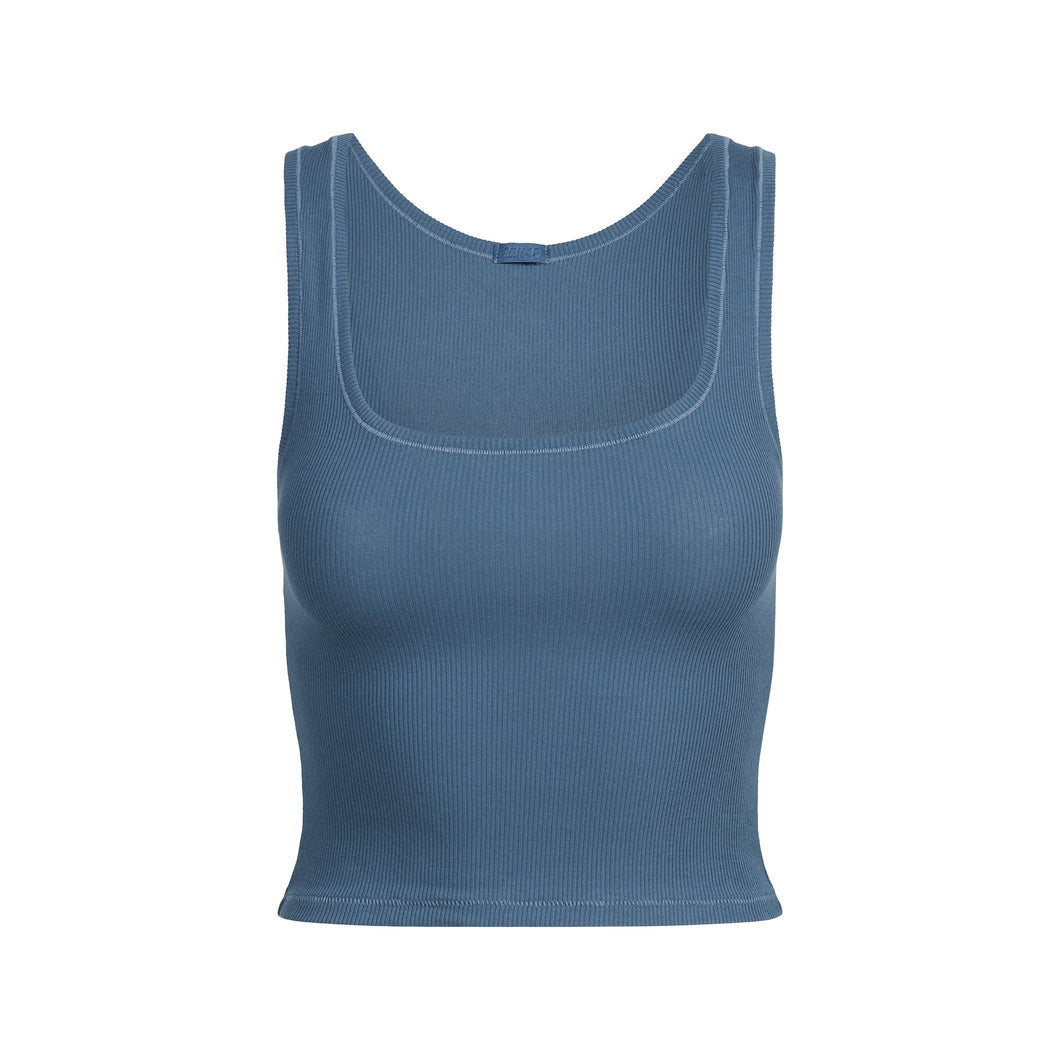 COTTON RIB TANK | HARBOR