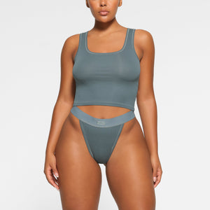 COTTON RIB TANK | KYANITE