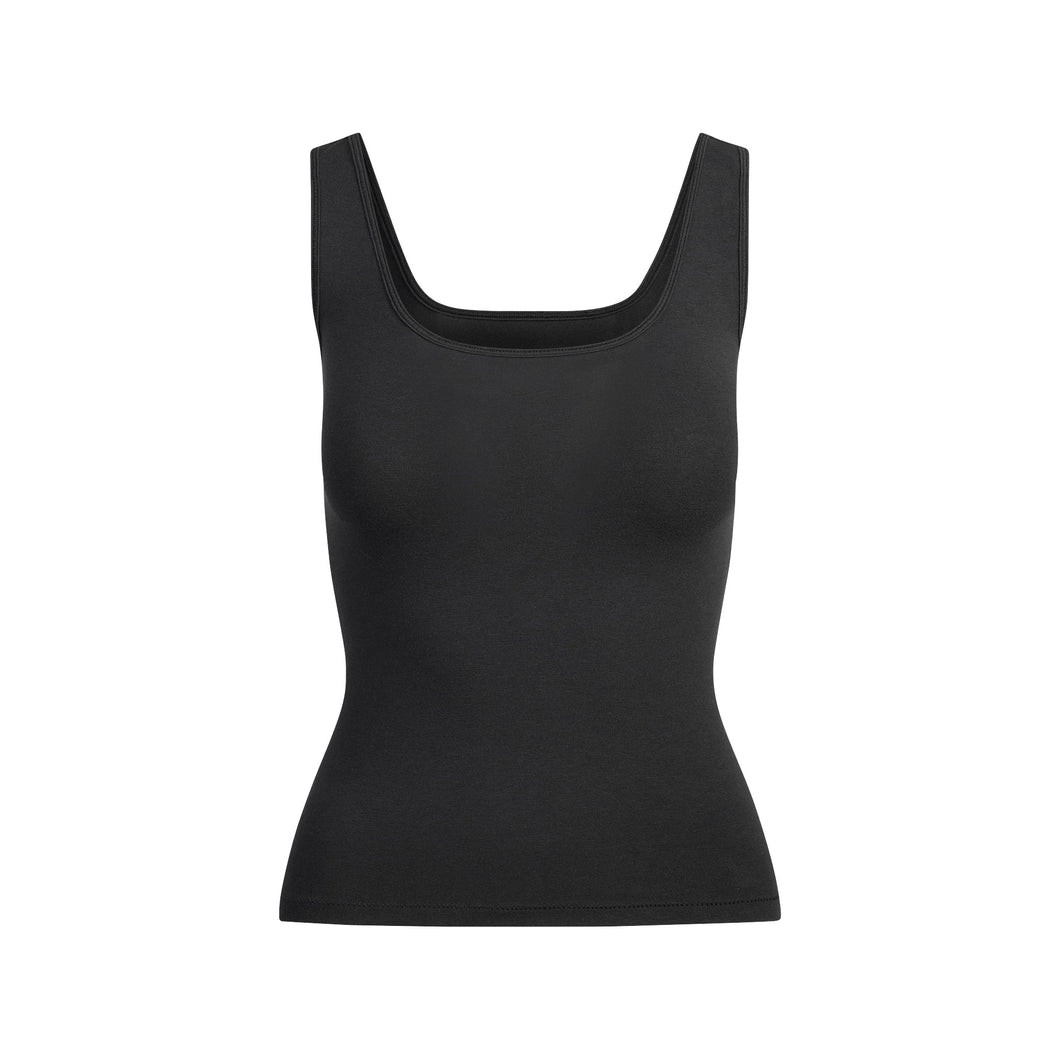 COTTON JERSEY TANK | SOOT
