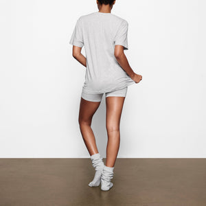 BOYFRIEND T-SHIRT | LIGHT HEATHER GREY