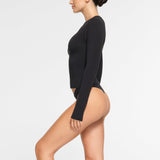 COTTON JERSEY LONG SLEEVE T-SHIRT | SOOT