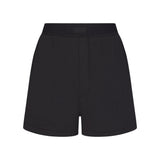 COTTON RIB LOOSE BOXER | SOOT