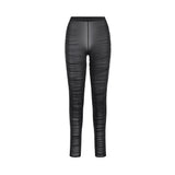 MILKY SHEER HIGH-WAISTED LEGGING | OBSIDIAN