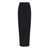 SOFT LOUNGE LONG SKIRT | ONYX