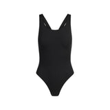 COTTON JERSEY MUSCLE BODYSUIT | SOOT