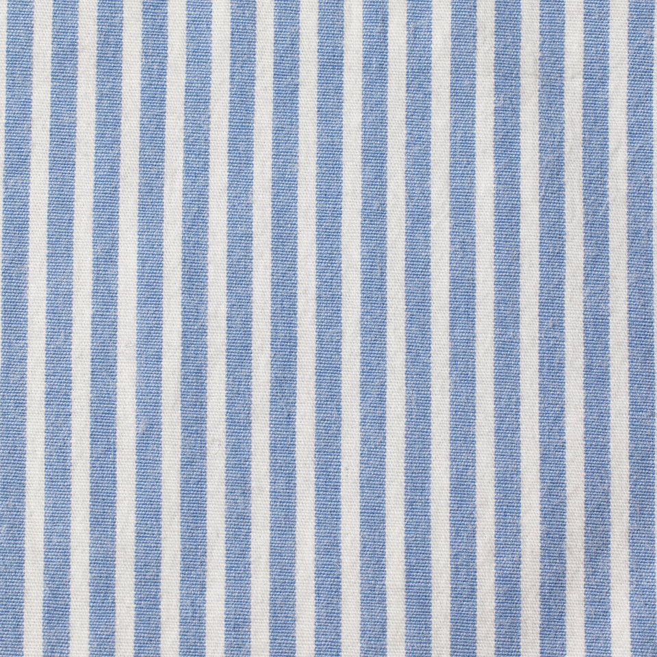 COTTON POPLIN TRIANGLE BRALETTE | CADET STRIPE