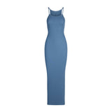 COTTON RIB LONG CAMI DRESS | HARBOR