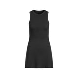 COTTON RIB TANK DRESS | SOOT