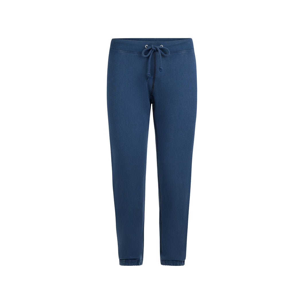 LIGHTWEIGHT FLEECE SHRUNKEN JOGGER | WASHED NAVY