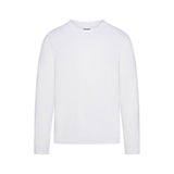 SKIMS COTTON MENS CLASSIC LONG SLEEVE T-SHIRT | CHALK