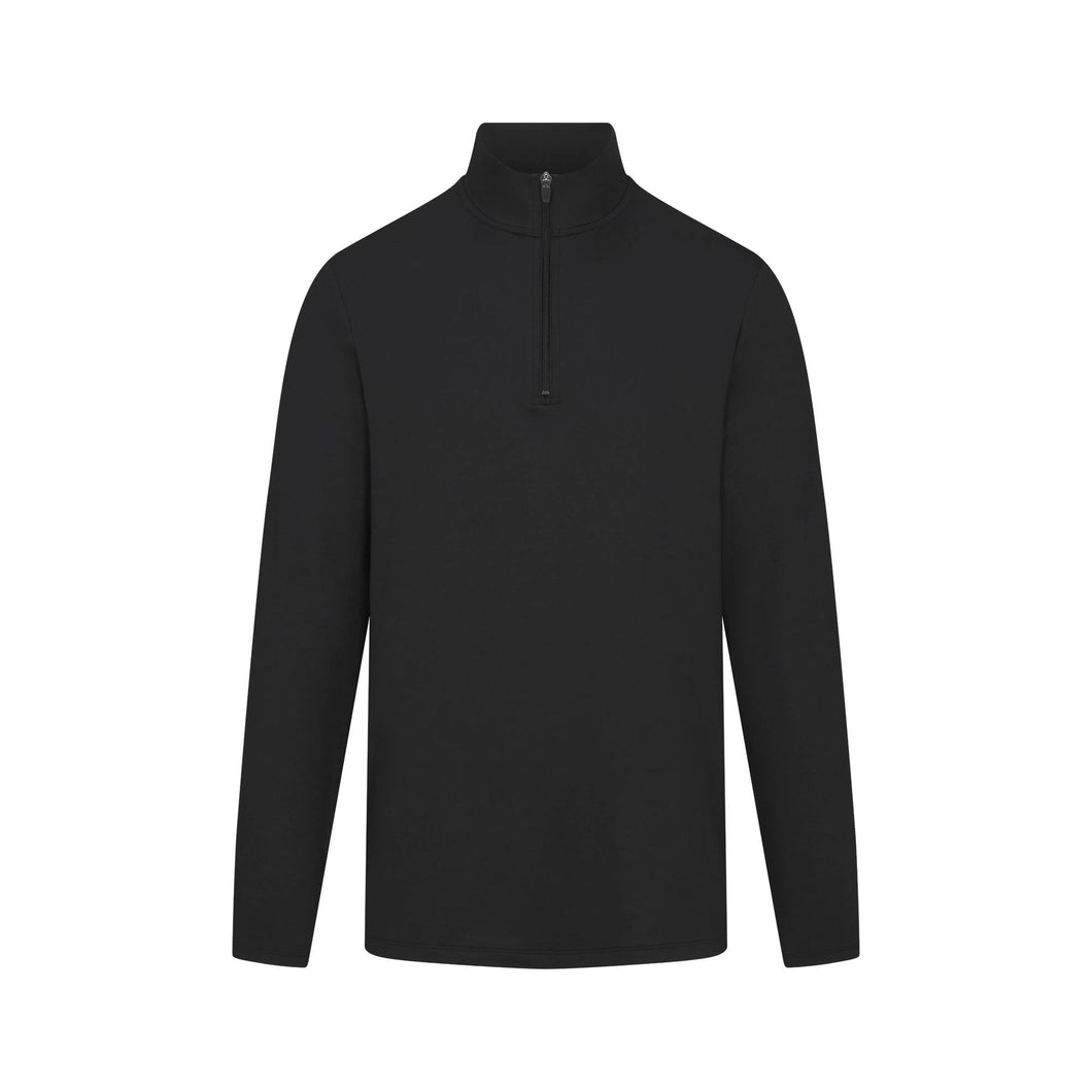 OUTDOOR JERSEY MENS QUARTER ZIP | ONYX
