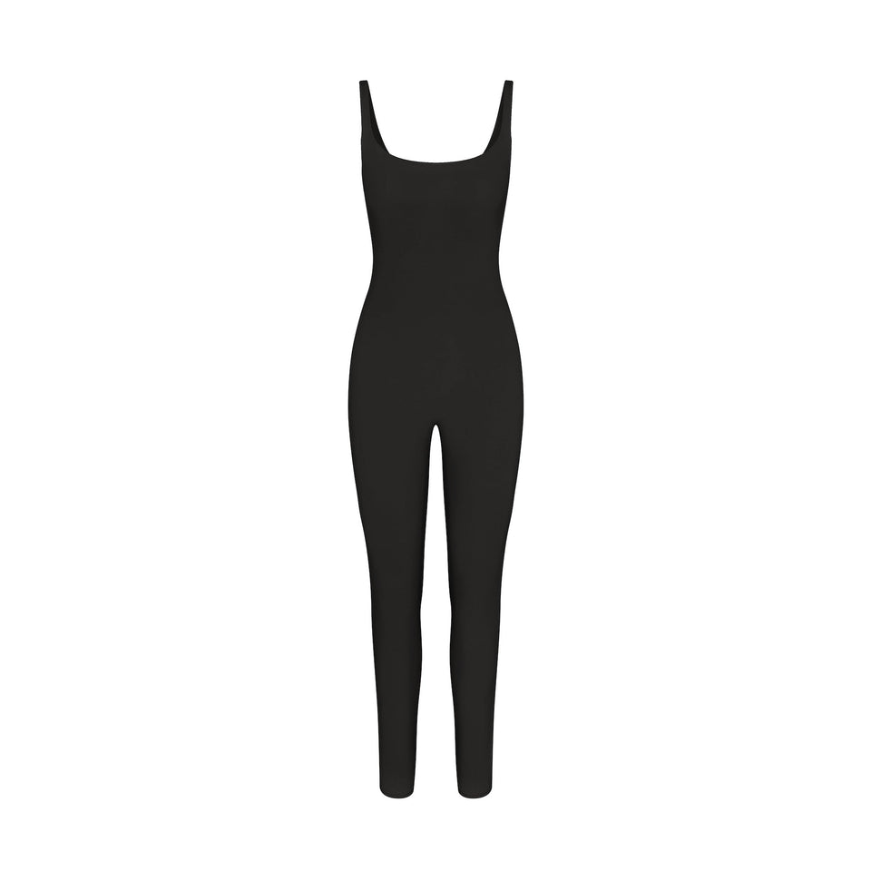 FITS EVERYBODY SQUARE NECK LOW BACK CATSUIT | ONYX