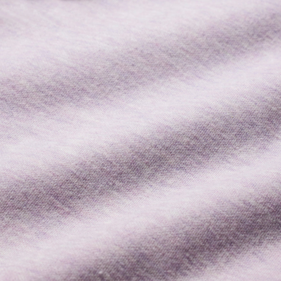 COTTON FLEECE FOLDOVER MINI SKIRT | PURPLE HEATHER
