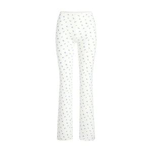 SOFT LOUNGE LACE PANT | BLUE GARDEN PRINT