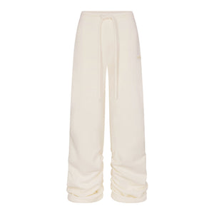 FLEECE LOUNGE OVERSIZED PANT | ECRU