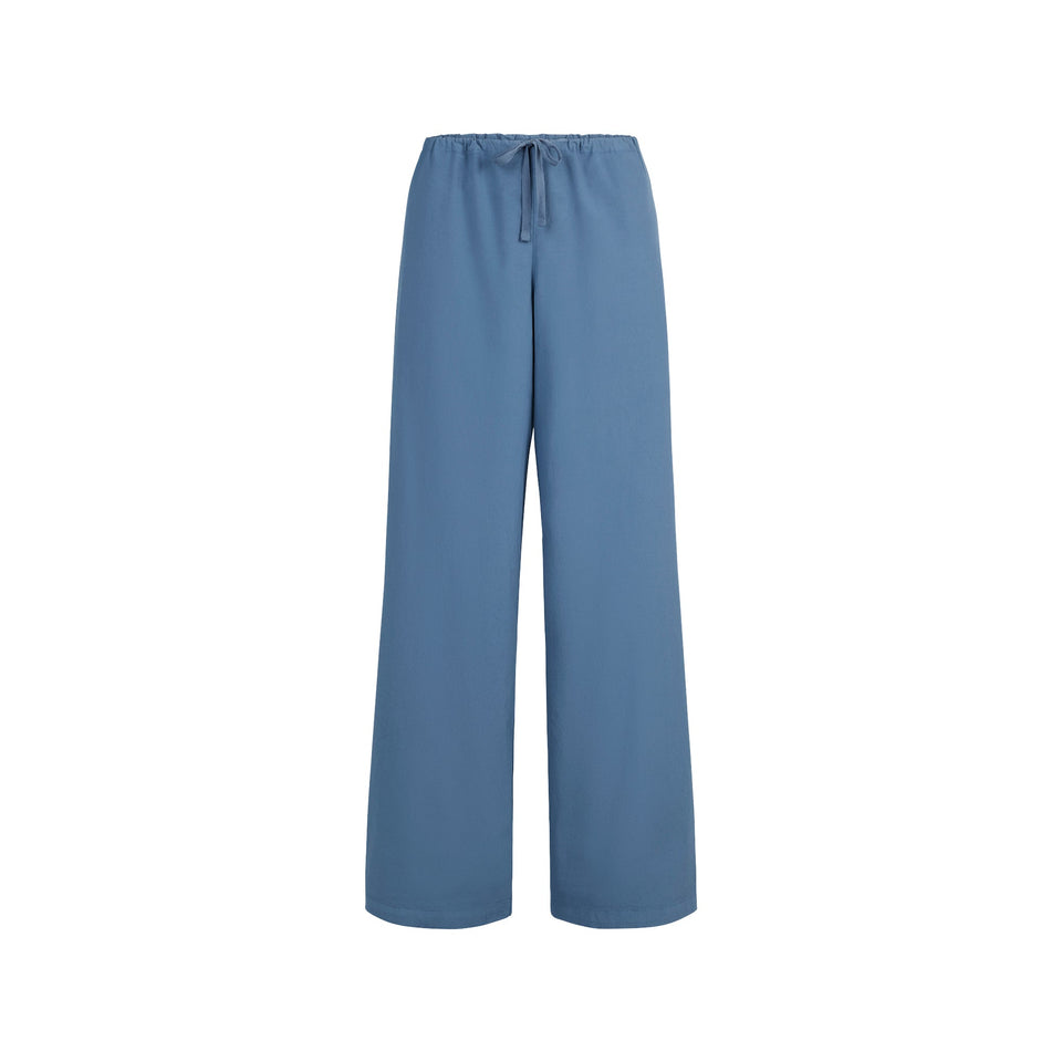 COTTON POPLIN STRAIGHT LEG PANT | HARBOR