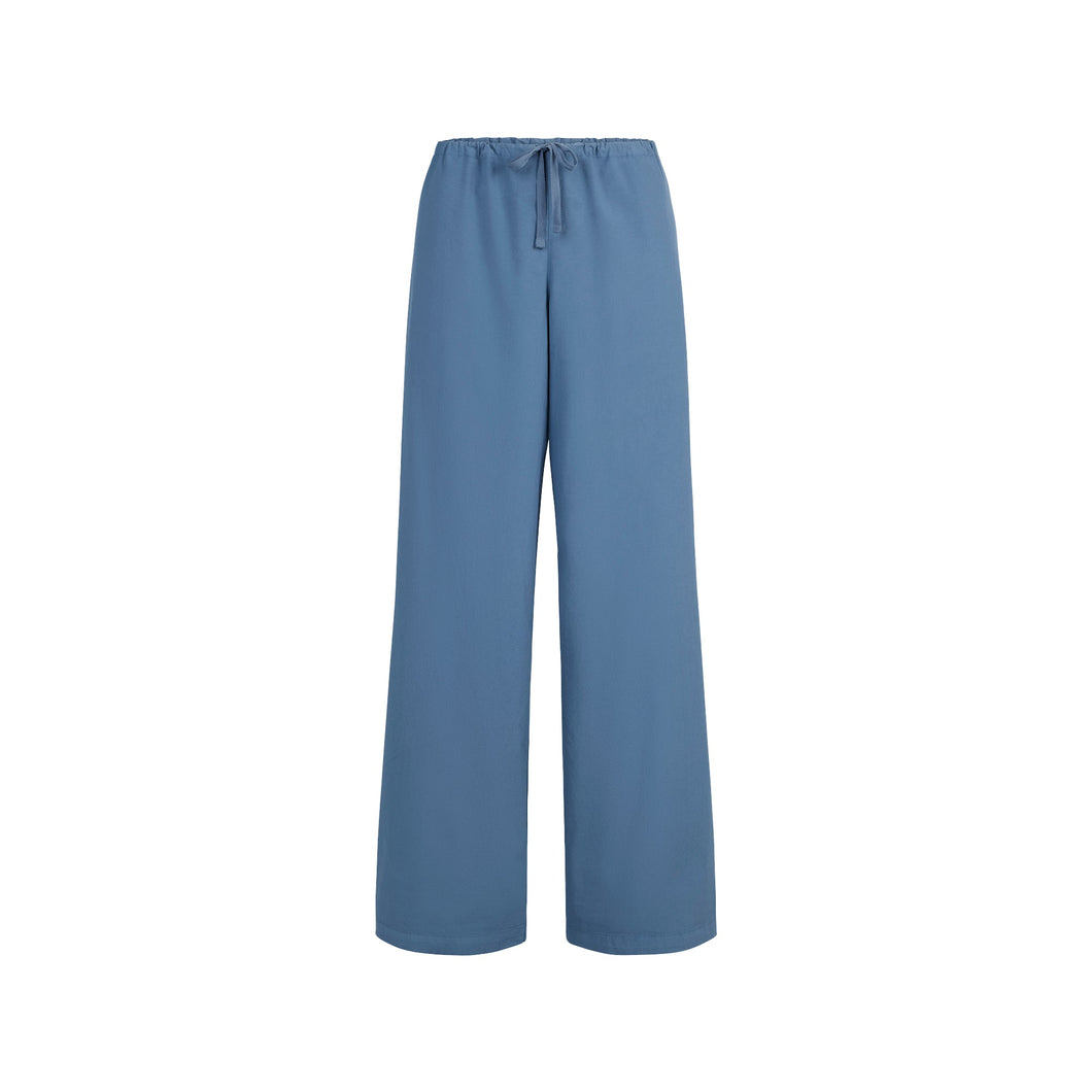 COTTON POPLIN STRAIGHT LEG PANT | HARBOR