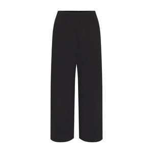BOYFRIEND FLEECE STRAIGHT LEG PANT | WASHED ONYX