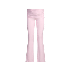 COTTON JERSEY MATERNITY FOLDOVER PANT | CHERRY BLOSSOM